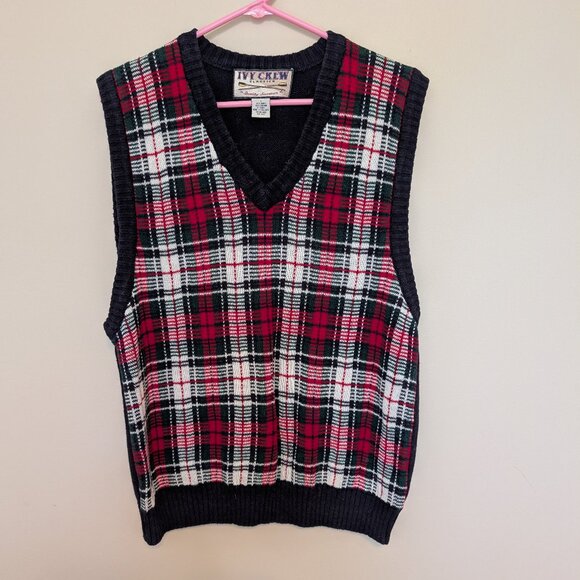 Ivy Crew Classics Other - VINTAGE Ivy Crew Classics plaid sweater vest EUC Large